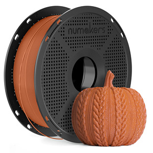 Numakers <b>PLA</b>+ 3D Printing Filament – Outrageous Orange | 1kg | 1.75mm | High Precision & Strong Prints - Product Image 3