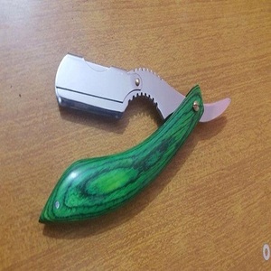 NOUVEAU RASOIR À CHEVEUX EN ACIER DAMAS FAIT MAIN AVEC MANCHE ÉLÉGANT - Product Image 4