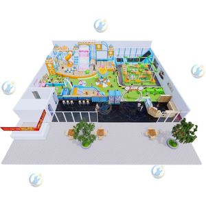 Commercial Indoor Playground Equipment High-Capacity Soft Play Ball Pit <b>Slide</b> for 80-100 Children Family Entertainment Center - Product Image 3
