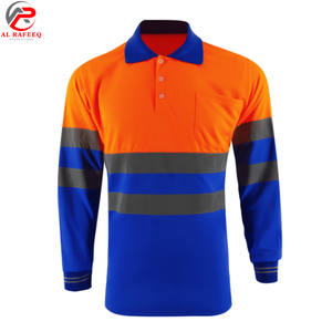 Chemises polo à manches courtes haute visibilité réfléchissantes pour hommes, prix bas, prix de gros - Product Image 6