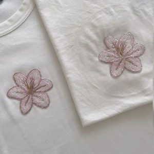 Porte-clés à pompon perlé, breloque de sac colorée, accessoire de sac à main - Product Image 1