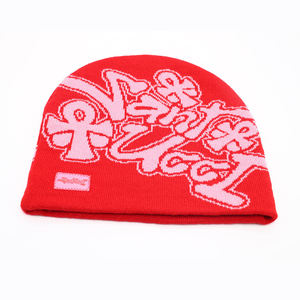 Fabricante de Gorros Personalizados, Gorros Y2K sin Dobladillo, Gorro de Invierno Cálido, Gorros de Punto Jacquard, Gorro con Forro de Seda y Satén - Product Image 5