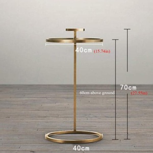 ถาดวางบนโต๊ะบาร์อะลูมิเนียมหล่อขึ้นรูป ดีไซน์ทันสมัย ขอบยกสูง ฐานทรงเพรียวบาง โครงวงกลม แข็งแรง ทนทาน สวยงาม เหมาะสำหรับเสิร์ฟ - Product Image 4