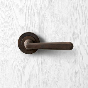 Poignée de porte moderne en acier couleur argent pour la maison, personnalisable avec barre de passage, quincaillerie de poignée de porte intérieure - Product Image 4