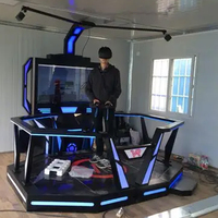 Simulateur de tremblement de terre en réalité virtuelle 8 dimensions pour l'intérieur, machine d'expérience d'évacuation en cas d'incendie, musée scientifique, éducation à la sécurité publique