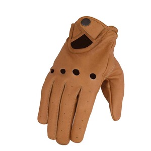 Professional Unisex Winter Drivers Genuine Leather Half Finger Fingerless High Quality Waterproof Breathable <b>Driving</b> <b>Gloves</b> - Product Image 3