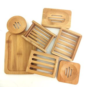 Plateau à savon en bois de bambou, 24 pièces, porte-savon naturel de haute qualité, fait à la main - Product Image 2