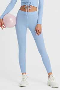 Leggings pour femmes de qualité supérieure, taille haute, élastiques, pour le yoga, décontractés, en tissu, pour le fitness, vente en gros personnalisée - Product Image 5