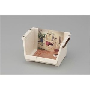 Inomata 2-Tier Wide Organizer 02 collezione bianca - Product Image 1