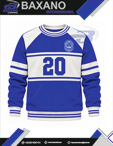 Zeta Phi Beta Men's Crew Neck <b>Sweatshirt</b> Blue <b>White</b> Striped Raglan Pullover Embroidered Letter 20 Oversized Women <b>Sweatshirt</b> - Product Image 4