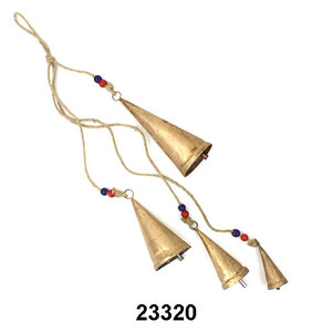 Nuevo último diseño Iron Cow Bell Set de 4 Indian Handmade Iron Cow Bell Fabricante y exportadores indios a la venta a bajo precio - Product Image 3