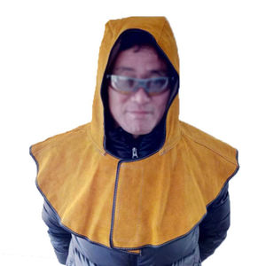 Casco de Seguridad de Cuero Ajustable de Alta Calidad, con Capucha de Cuero Vacuno y Gamuza, para Protección de la Cabeza, Ideal para Trabajos con Cuero y Soldadura - Product Image 5