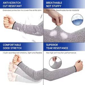 Manguitos Protectoras de Poliéster de Alto Rendimiento, Transpirables, Ligeras, de Manga Larga, Resistentes al Corte y al Calor, para Uso Industrial, Conducción y Protección de Mascotas - Product Image 5