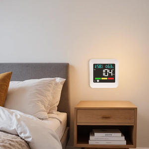 Détecteur de Qualité de l'Air Intérieur 5-en-1 à Brancher, 0-500ppm, pour Monoxyde de Carbone, Gaz Combustibles, Température et Humidité (OEM) - Product Image 4