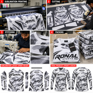 Maillot de course personnalisé pour homme à manches longues, imprimé numériquement, coupe-vent, respirant, séchage rapide, léger, pour motocross, VTT, cyclisme en montagne - Product Image 5
