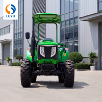 Traktor Pertanian Diesel LUYU 90hp 4WD Dijual, Roda 4x4 dengan Kabin, Gearbox, dan Komponen Inti Mesin