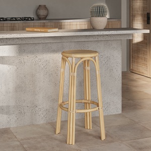 Tabourets de bar en rotin pour comptoir de cuisine, meubles écologiques, prix le plus bas, tabouret haut en cannage - Product Image 6