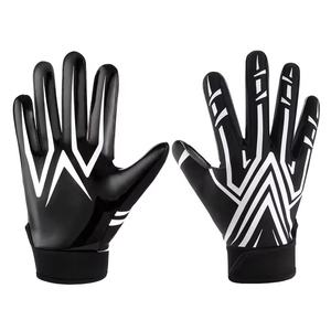Nouvel arrivage Récepteur de football américain personnalisé Gants de gym Fitness en plein air Poignée en cuir Imprimé Sports Adultes Enfants Complet - Product Image 5