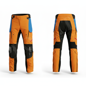 Pantalon de moto pour homme, dernier style, imperméable, respirant, avec protections et genouillères, pour la course en extérieur - Product Image 4