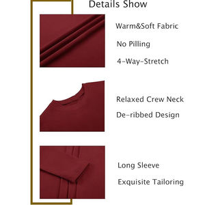 Vente en gros de vêtements de sport pour hommes : Joggers de sport et de course personnalisés, T-shirt à manches longues à col rond vierge au design spécial - Product Image 5