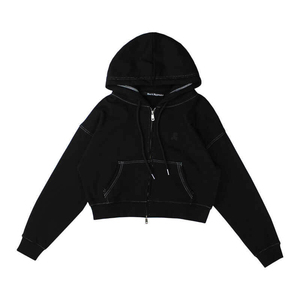 Sudaderas cortas para mujer, nueva llegada, a la moda, elegantes, 100% algodón, manga larga, ropa informal, sudaderas cortas para mujer - Product Image 1