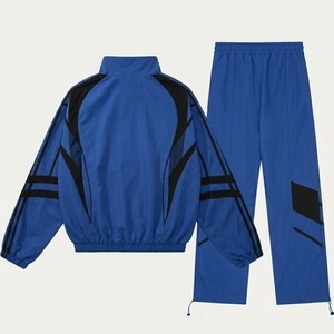 New Arrival Mens Performance Windbreaker Tracksuit Modern Athletic <b>Techwear</b> Jogger Set Zipper <b>Jacket</b> Sportswear Custom OEM - Product Image 5
