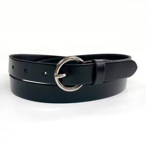Cinturón de Cuero Genuino Italiano Hecho en Corea, Ancho 25mm, Largo 110cm, HN14 - Product Image 4