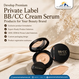 Private Label BB CC Cream Serum Infusion Cushion <b>Foundation</b> with Skincare Benefits for Makeup Brand - Product Image 3