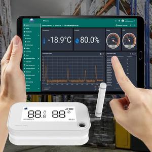 แพลตฟอร์มตรวจสอบยานพาหนะห้องเย็น ระบบติดตามด้วย WiFi GPS อายุการใช้งานแบตเตอรี่ 1-2 สัปดาห์ ระบบติดตามอุณหภูมิและความชื้น แจ้งเตือนแบบเรียลไทม์ - Product Image 2
