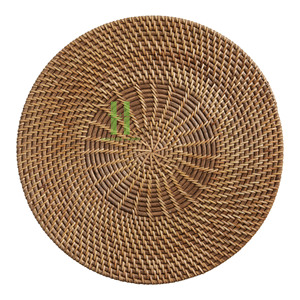 Best Seller Natural Rattan Charger Plates Handwoven Wedding <b>Table</b> Decoration Wicker Scalloped <b>Placemats</b> From Vietnam Rattan 2026 - Product Image 5
