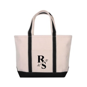 "Customized Letter-<b>Initial</b> Cotton Tote <b>Bag</b>-Durable & Recyclable" - Product Image 4