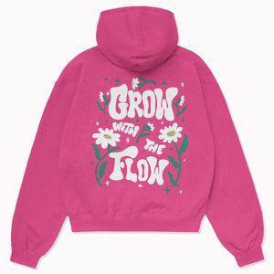 Sweat-shirt en polaire à capuche rouge, respirant, coupe ample, 500g coton/fibre de bambou, décontracté, unisexe, vêtement d'hiver, logo personnalisé sur le devant - Product Image 6