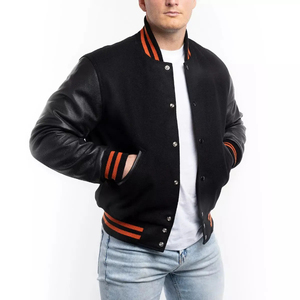 Men's Varsity Baseball Jacket Stand Front 2026 New Arrivals Waterproof Breathable Quick Dry Winter Fashion Pockets High Quality - Product Image 1