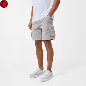 Pantalones Cortos Cargo Ligeros de Secado Rápido e Impermeables para Hombre, Cintura Elástica, Deportivos, con Logotipo Personalizado - Product Image 1