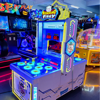 Machine d'arcade 2 joueurs avec cabinet en métal et plastique, difficulté réglable, jeu commercial pour enfants, idéal pour les centres commerciaux