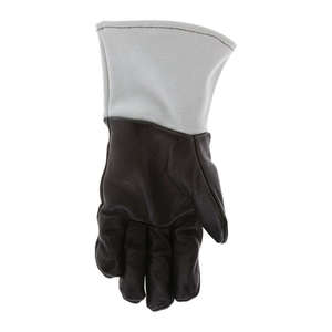 Gants de soudage TIG en cuir de vachette grainé noir, protection des mains, résistance à la chaleur, gants durables résistants aux flammes - Product Image 2