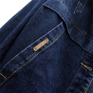 Women Vintage Denim Jacket 2026 Autumn Winter Casual Blue Coat Long Sleeve Turn-<b>down</b> Collar Loose Outwear Fashion Bomber Washed - Product Image 3