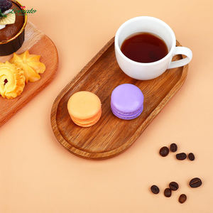 Plateau de service en bois de luxe fait main, design moderne en bois massif personnalisé pour la maison et l'hôtellerie, écologique, pour le Ramadan et les mariages - Product Image 5