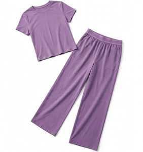 Conjunto Deportivo de 2 Piezas para Mujer, de Alta Calidad, Casual, Holgado, para Yoga, Transpirable, de Secado Rápido, Spandex/Nylon, para Gimnasio y Fitness - Product Image 5