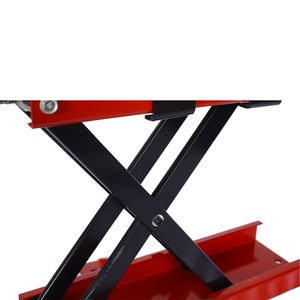 1100lbs Motocicleta Off-Road Bike Lift Jack Soporte ancho Tijeras Reparación Jack para motocicletas - Product Image 6