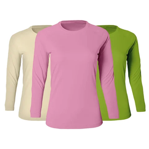 เสื้อยืดคอตตอนผู้หญิงแบบสวมใส่สบาย เสื้อยืดรัดรูปผู้หญิง - Product Image 5