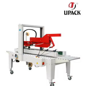 Machine de scellage automatique pneumatique HUALIAN FXJ-5050Z pour cartons à rabat avec ruban adhésif plastique pour la fermeture de caisses et de boîtes pliantes - Product Image 3