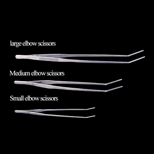 Ciseaux d'aquarium à surface miroir au meilleur prix, ciseaux ondulés en acier inoxydable pour aquarium, approuvés CE ISO par Surgiright Instrument - Product Image 3