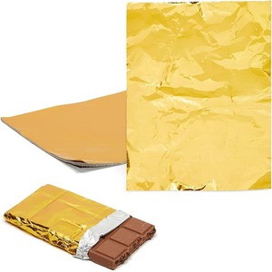Láminas de Papel Metálico Flexible de Grado Alimenticio Azules con Impresión Holográfica para Envolver Regalos, Envolver Dulces y Manualidades - Product Image 3