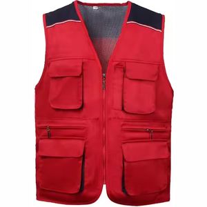 Chalecos de Trabajo para Hombre al por Mayor, de la Mejor Calidad, Tallas Grandes, Casuales, Transpirables, con Bolsillos Tridimensionales - Product Image 2