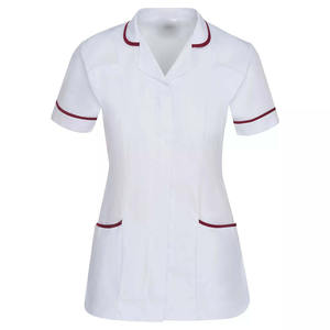 Conjuntos de Uniformes Médicos Unisex de Manga Corta, Tejido de Poliéster/Algodón, para Uso Hospitalario - Product Image 2