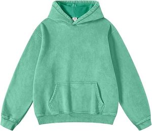 Sweat-shirt à capuche 100% coton délavé à l'acide, style vintage streetwear, unisexe pour hommes et femmes, personnalisable, vente en gros - Product Image 3