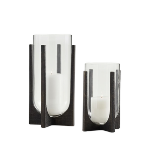 Ensemble de porte-bougies avec poignée en anneau pour la décoration de la maison, porte-bougies en métal résistant à la chaleur, décoration de table de mariage - Product Image 3