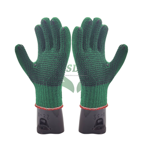 Gants de travail en coton robuste, fabriqués en Indonésie, robustes et fiables pour la manipulation du verre, sans soudure, antistatique et antidérapant - Product Image 1