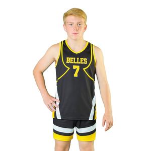 Uniformes de Baloncesto Personalizados Unisex, Transpirables, Tallas Grandes, Sublimación Completa, Uniformes Juveniles, Conjunto Completo - Product Image 1